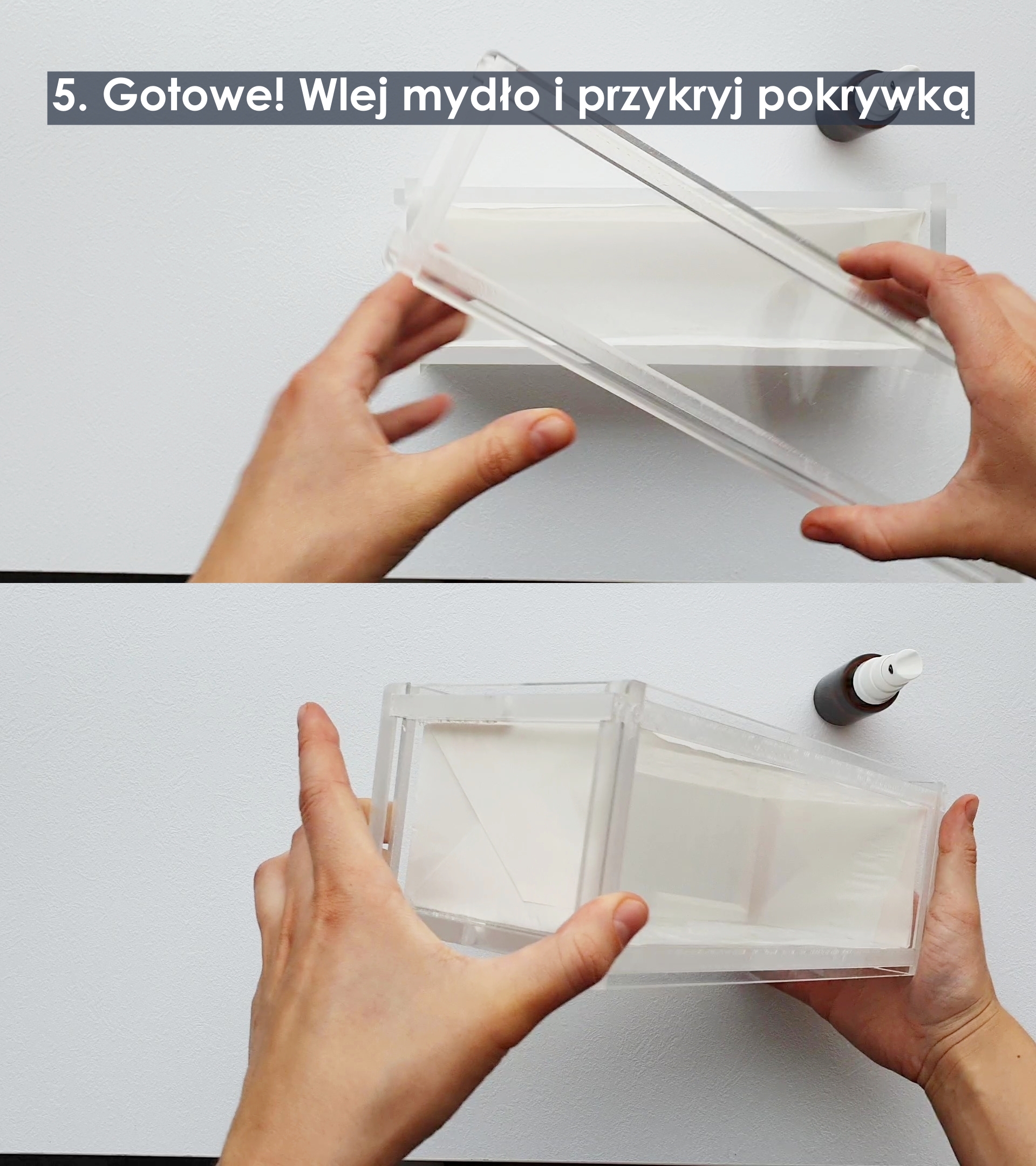 6 - jak zrobić w domu mydło - forma do mydła z pokrywką z plexi - Precisio